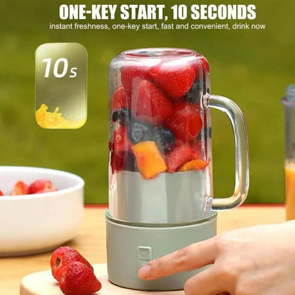 Crusher Juicer 2-in-1 Mini Portable USB Rechargeable | High Quality 6 Blades