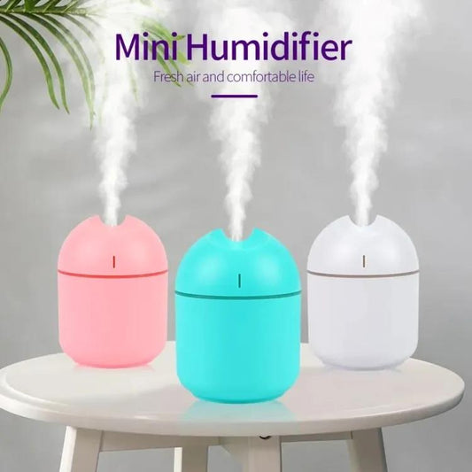 Humidifier With Warm LED Outline – USB Portable Air Humidifier