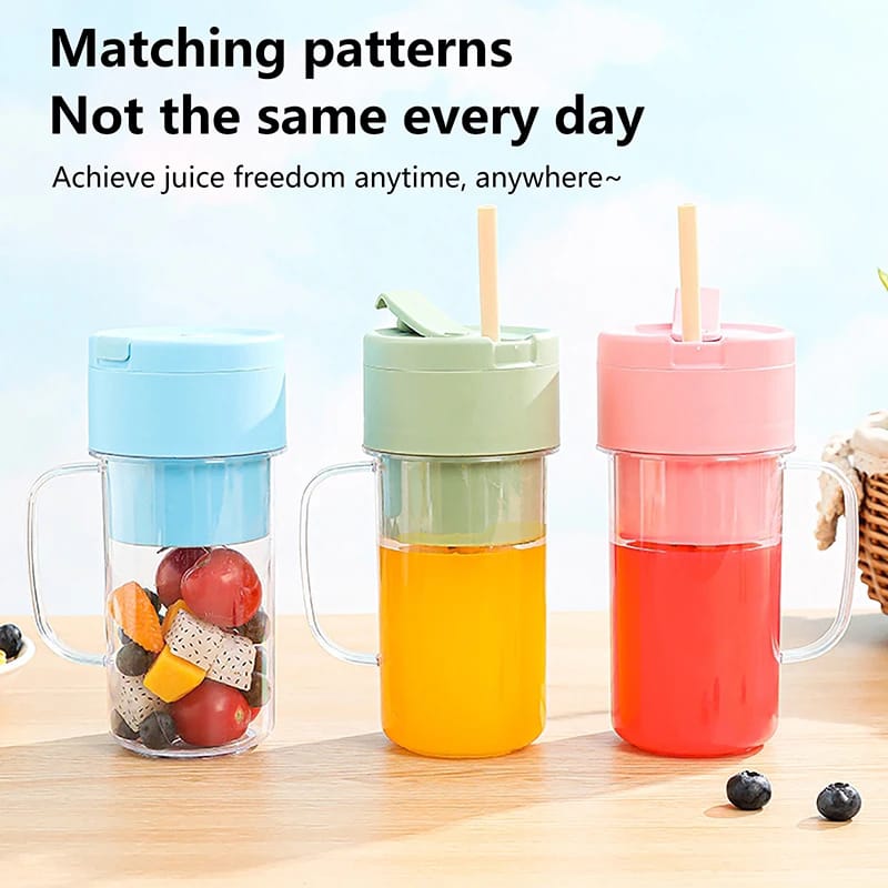 Crusher Juicer 2-in-1 Mini Portable USB Rechargeable | High Quality 6 Blades
